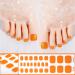 Zkbszn Nail Stickers Semi Cured Gel Toe Nail Stickers Manicure Decor UV LED Lamp Semi Cured Gel Design Nail Decals Fashion Nail Sticker Bsj0061 - Buy Online on GoSupps.com