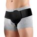 Hernia Belt For Men Hernia Truss - Inguinal Hernia Support For Men For Left or Right Side Post Surgery Men's Inguinal Hernia Support Truss For Inguinal Groin Hernias Adjustable Waist Strap (Black)