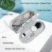 Aitime 2-in-1 Contact Lens Container Kit Portable Double-Sided Case & Glasses Storage with Marbling Design | Multifunctional Compact Set for Travel - Buy Online on GoSupps.com