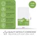 Buy Bloomsbury Mill Twin Pack Organic Cotton Fitted Sheets - Soft White Jersey for Carrycot (28cm x 75cm) | Eco-Friendly Baby Bedding - Buy Online on GoSupps.com