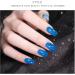 JMEOWIO Semi Cured Gel Nail Strips - Blue Cat Eye Design | Nail Art Supplies & Accessories for Stunning Nails - Buy Online on GoSupps.com