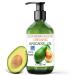 Organic Oil Pure Avocado Oil - 100% ecological plant -based natural oil - cold -pressed oil for hair skin face massage - organic & ecological avocado oil - 250 ml 250 ml (1 Pack)