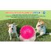 Petizer Squeaking Dog Toys - 3-Piece Rubber & Cotton Set for Small & Medium Dogs | Spiked Ball & Throwing Cubes for Boredom & Dental Care - Pink Red Yellow - Buy Online on GoSupps.com