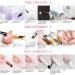 Acrylic Nail Kit Acrylic Powder Set Electric Nail Drill Nail Lamp Acrylic Nail 3D Art Manicure Supplies for beginners with everything (MT20-29) 6 Color Set-B - Buy Online on GoSupps.com