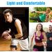 Quelcc 2-Piece Soft Cotton Welding Tape Wristbands for Sports - Tennis Handball & Running Black - Buy Online on GoSupps.com
