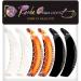 RC Roche 6-Pack Premium Hair Clips for Thick Hair - Large Transparent Brown & Black French Banana Clips - Perfect for Ponytails - Buy Online on GoSupps.com