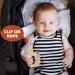 Mezrkuwr Thumb Silicone Bite Ring with Pacifier Chain | Teething Relief & Sensory Exploration | Cute & Easy to Handle - Buy Online on GoSupps.com