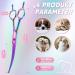 Professional Curved Dog Care Scissors - Safe Round Pointed Pet Fur Scissors for Dogs & Cats | Japanese 440C Stainless Steel | Rainbow Design - Buy Online on GoSupps.com