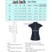 JACK SMITH Women's 2023 Sleeveless Golf Polo Shirt - Moisture Wicking Tennis Top - Lightweight Athletic Wear - Black, Large - Buy Online on GoSupps.com