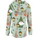 Yihaojia Christmas Hoodies Women Xmas Funny Graphic Print Blouse Tops V Neck Button Up Long Sleeve Holiday Sweatshirt Black#132 Large - Buy Online on GoSupps.com
