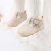 RVROVIC Baby Girl Princess Mary Jane Moccasins | Soft Sole Crib Shoes 12-18 Months | Toddler Dress Shoes (A1 Beige) - Buy Online on GoSupps.com