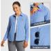 Baleaf Women's Long Sleeve UPF 50+ Sun Protection Shirt - Ashleigh Blue, Large - Buy Online on GoSupps.com