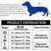 Buy Minezis Waterproof Reflective Dog Coat - Adjustable Vest for Small Medium Dogs (Dachshund) - Yellow M (Back Length 42-45cm) - International Shipping - Buy Online on GoSupps.com