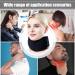 Neck Brace Adjustable Foam Neck Wraps | Soft Neck Support Brace for Sleeping Aligns & Stabilizes Vertebrae Ensures Stability for Women & Men Black M - Buy Online on GoSupps.com