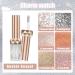 Eyeshadow Glitter Liquid 10 * 7 * 5 6 Colors Liquid Glitter Eyeshadow Quick Drying Shadow Eyeshadow Makeup Liquid Eyeshadow (Ivory) - Buy Online on GoSupps.com