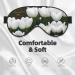 White Tulips Flower Eye Mask for Deep Sleep | Comfortable Soft Sleep Aid for Yoga Travel & Meditation - 1 Count - Buy Online on GoSupps.com