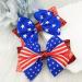 Independence Day Glitter Hair Clips 2pcs for Girls & Women - Stars and Stripes Hair Bows for Fourth of July & Memorial Day - Buy Online on GoSupps.com