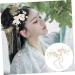 FRCOLOR 3 Pairs antique hairpin headdress flower side hair clip flower hair clip hair pin hair charms tassel hair barrettes sailor moon accessories wedding hair bride alloy Hanfu - Buy Online on GoSupps.com