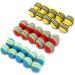 VOVIGGOL 12 Pack 2 Color Rainbow Cat Toy Balls Soft EVA Foam Interactive Indoor Kittens Favorite Toys 1.38" Dia. Small Dogs Puppies Toy Balls Bulk Activity Chase Quiet Play Sponge Ball 12Pcs/ 2 Type Color - Buy Online on GoSupps.com