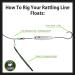 Catfish Rattling Line Float Lure 3-Pack - Demon Dragon Style Peg for Santee Rig Fishing - 4 inch Threadfin Shad - Buy Online on GoSupps.com