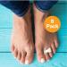 NatraCure Cushioned Toe Wraps - 6 PACK for Broken Toes and Toe Alignment - Buy Online on GoSupps.com