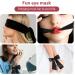 Prasacco 2 PCS Satin Eye Masks - Adjustable Black & Red Blindfolds for Sleep | Perfect Valentine's Day Gift - Buy Online on GoSupps.com