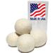 Handmade Wool Dryer Balls - Set of Four -Made in America Natural and Unscented