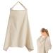 Breastfeeding Cover Breast Feeding Coverall with Adjustable Strap Breastfeeding Lightweight Breastfeeding Shawl Perfect Suitable for Discreet Nursing Nursing Cover Breastfeeding (Khaki)