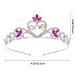 SWEETV Baby Girls 1st Birthday Crown - Pink Rhinestone Princess Tiara Headband - Buy Online on GoSupps.com