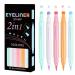 Winged Eye Liner Stamp | Waterproof Quick-Drying Sweat-Proof Eye Liner Stamps Star Moon Heart Flower Colorful Winged Eye Liners Double Ended 2-in-1 Eye Makeup Pen for festival makeup