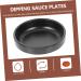 4 Pcs Chili Sauce Snack Plate Flavor Plates Food Household Sauce Dishes Dipping Vegetables re-usable 9X9X2.4CMx2pcs Blackx2pcs - Buy Online on GoSupps.com