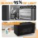 YAVIL 95% Blackout Crib Cover - Breathable Baby Travel Tent for Indoor/Outdoor Playard - Buy Online on GoSupps.com