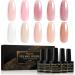 Shining She Jelly Gel Nail Polish Kit - 10 Color UV/LED Soak-Off Gel Set for Salon and Home Nail Art - 8ML - Buy Online on GoSupps.com