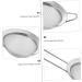 GANAZONO 6 Pcs Reptile Sand Shovel Reptichip Strainers Fine Mesh Pet Poo Shovel Silver Stainless Steel 20X7X3CMx3pcs Silverx3pcs - Buy Online on GoSupps.com