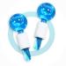 2PCS Facial Ice Globe - bolihees Cool Roller Ball to Reduce Puffiness, Pores, Wrinkles, Magic Ice Facial Massage Tools for Face and Neck, Eye circle Rollers(Blue) Blue2