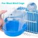 Geegoods Bird Bath Box for Small Birds | Parakeet, Canary, Budgies, Parrots | Caged Bird Bathing Tub with Water Injector - Buy Online on GoSupps.com
