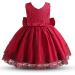 NNJXD Baby Girls Flower Princess Birthday Party Dress 648 Red-a | Size 4-5 Years - Buy Online on GoSupps.com
