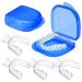 IUFDGHN 4 Pieces of alveolar bruxism BPA Free thermoplastic Safety Materials Oral Protectors Dental bruxism Protectors Nighttime Dental Protectors -2 Sanitary Boxes