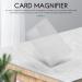 wemee 3 X Magnifier Magnification Magnifying Fresnel Pocket Credit Card Size Transparent Magnifying Glass - Buy Online on GoSupps.com