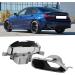 304 Stainless Steel Exhaust Tips | Tailpipe Cover Replacement for 3 Series G20 G21 M Sport M340 (2019-2021) - Silver Plating - Buy Online on GoSupps.com