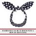 2 Pack Red Blue Polka Dot Headbands - Christmas Bandana Hair Accessories for Women and Men - Buy Online on GoSupps.com