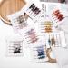 Gemstone Hair Pins Set of 15 - Crystal Bobby Pins for Women in Pink, Purple, Blue Colors - Buy Online on GoSupps.com