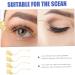 Amosfun 4pcs Eyelash Try-on Strip Gold Mascara False Eyelashes Applicator Tool Eyelash Holder Photo Frame 3d - Buy Online on GoSupps.com