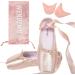 WENDYWU Girls Womens Pink Ballet Pointe Slippers with Ribbons and Toe Pads - Size 6 - Buy Online on GoSupps.com