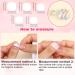 Sethexy Square Short False Toenails Handmade Rhinestone Full Cover Press On Toenails Luxury Crystal Fake Toe Nails Acrylic Artificial Stick On Foot Nails Removable for Women and Girls (8) - Buy Online on GoSupps.com