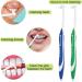 Buy WLLHYF 4 Pcs Tuft Toothbrush Set - Soft End-Tufted Brushes for Interdental Cleaning (2 Blue + 2 Green) - Ideal for Orthodontics & Detail Care - International Shipping Available - Buy Online on GoSupps.com