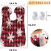 Buy Beard Bib Apron - Non-Stick Waterproof Beard Catcher for Men | Perfect for Shaving & Trimming | Christmas Snowflake Plaid - Buy Online on GoSupps.com