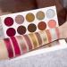 Waterproof Eyeshadow Palette - 10 Highly Pigmented Colors & Pressed Glitters | Long-Lasting Shimmery Matte Shades for Stunning Eyes - Buy Online on GoSupps.com