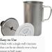 Snow Peak Titanium French Press - Small 24 fl oz - Lightweight & Durable Coffee Maker - Buy Online on GoSupps.com