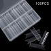 Vcedas Extra Long C Curve Nail Tips - 100PCS Clear French Half Cover Square Shape - Buy Online on GoSupps.com